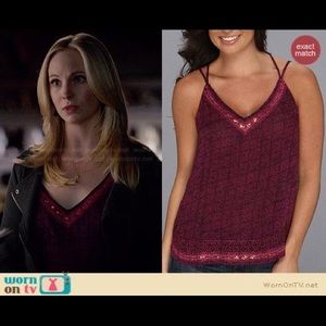 Lucky Brand Marrakech Cami ASO Caroline Forbes